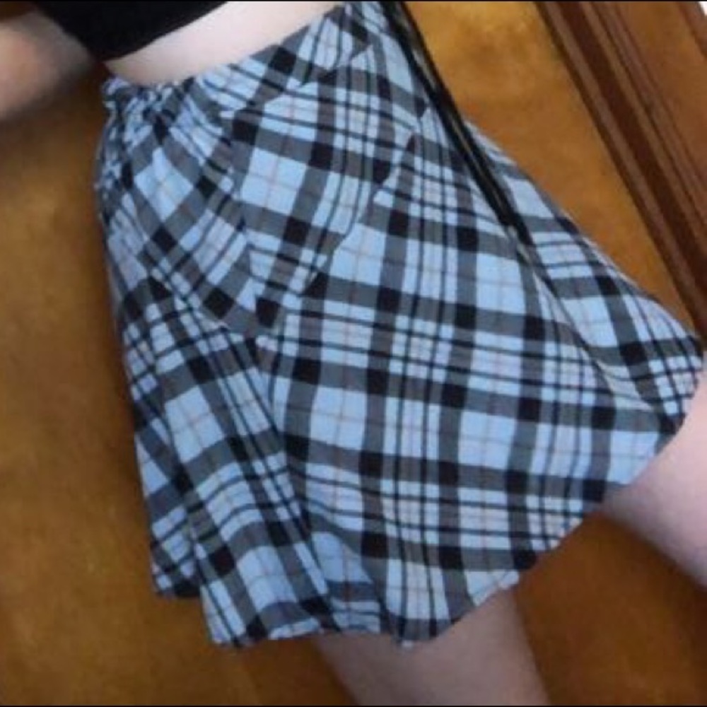 Plaid Skort